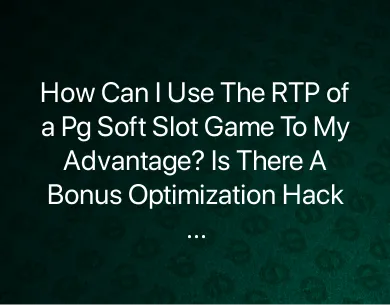 Pg Soft Slot Game Pg Soft Slot Game