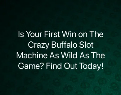 Crazy Buffalo Slot Machine
