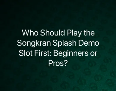 Songkran Splash demo slot