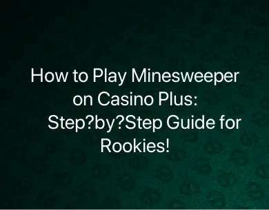 How to Play Minesweeper How to Play Minesweeper