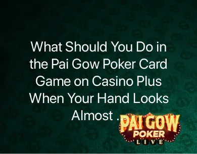 Pai Gow poker card game Pai Gow poker card game