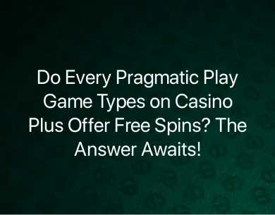 Pragmatic Play Game Types