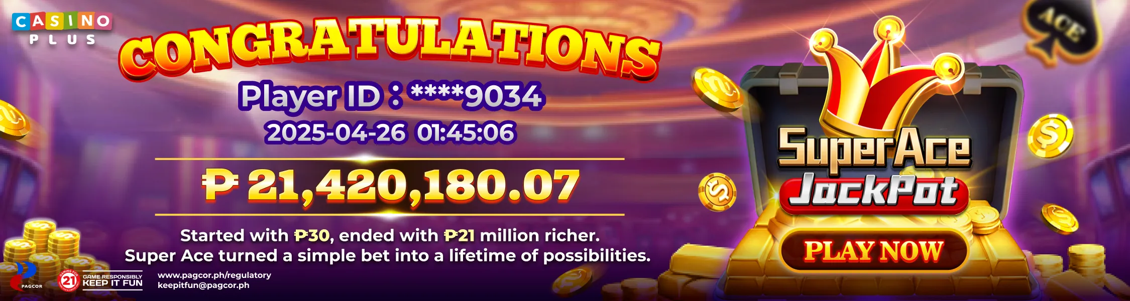 Super Ace Grand Jackpot