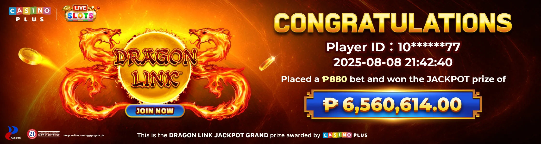 Dragon link jackpot win Dragon link jackpot win