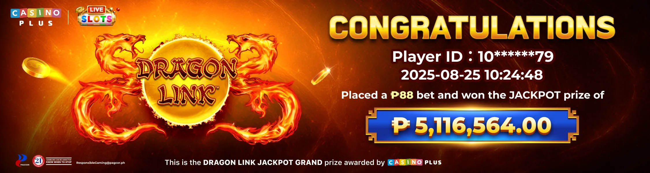 Dragon Link Jackpot winner Dragon Link Jackpot winner