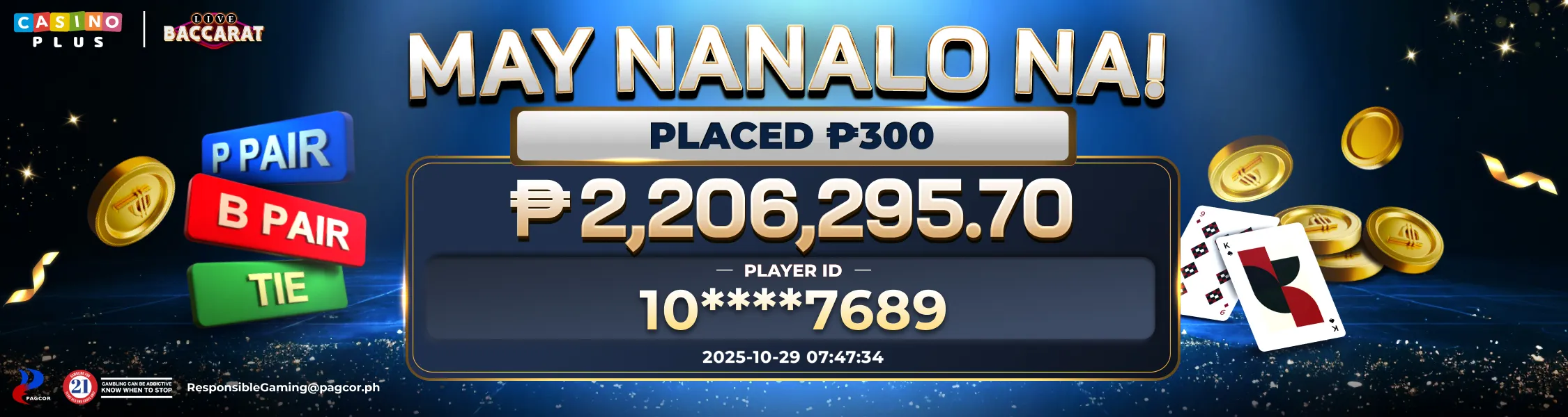 Baccarat Jackpot Prize