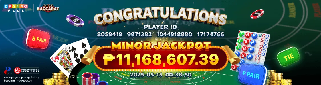 Casino Plus Baccarat Jackpot