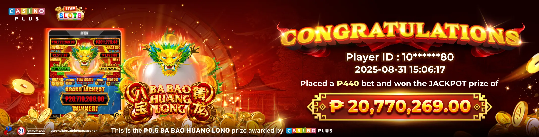 Ba Bao Huang Long  Super Jackpot