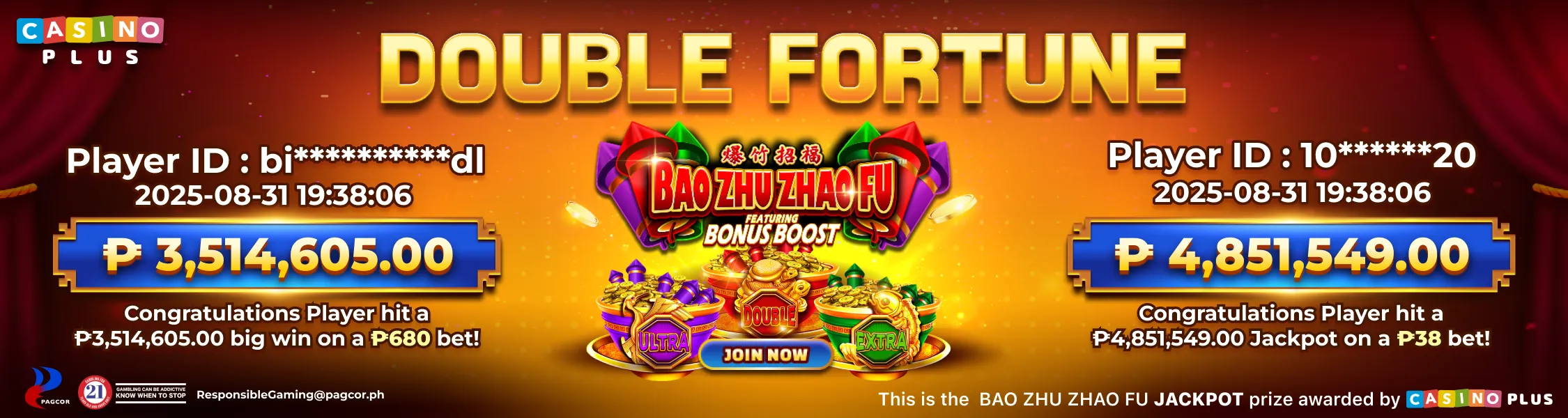Bao Zhu Zhao Fu Double Jackpot
