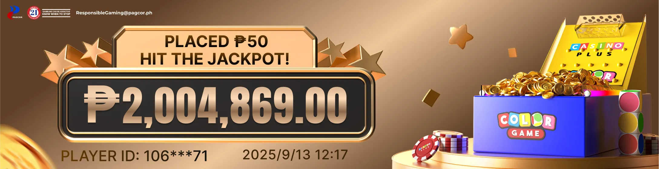 Color Game Jackpot Today