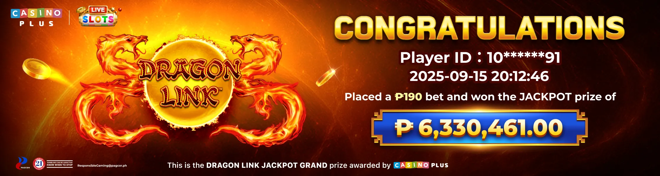 Dragon Link Jackpot Today