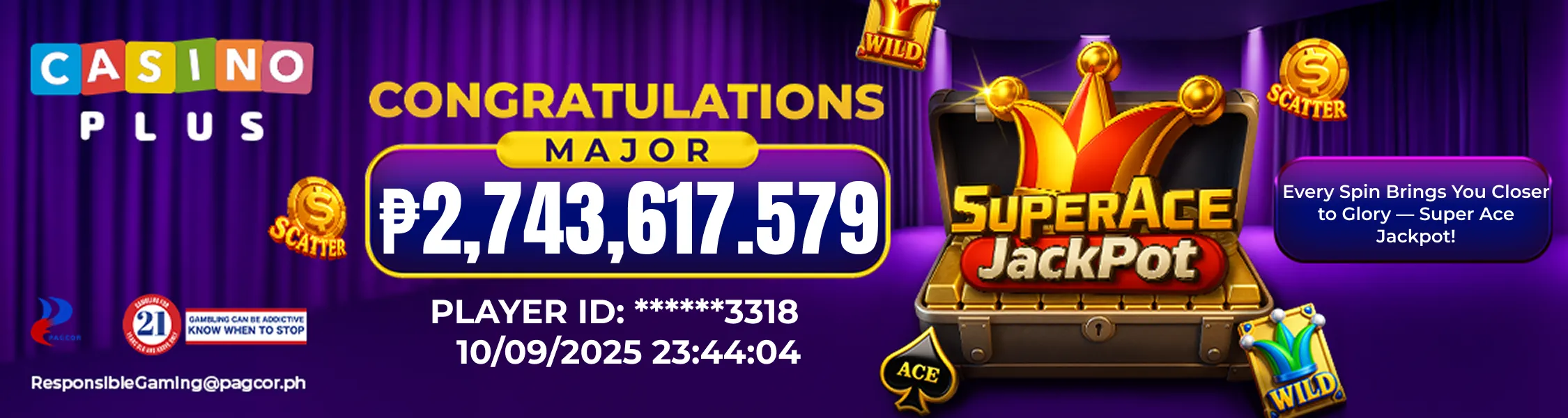 Super Ace jackpot Prize