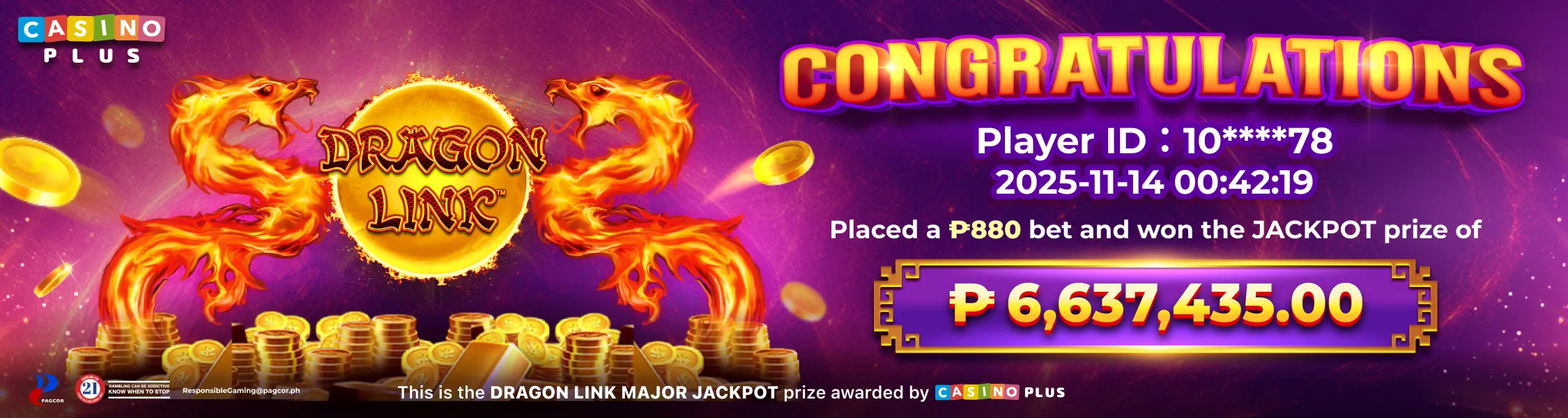 Dragon Link Jackpot Prize