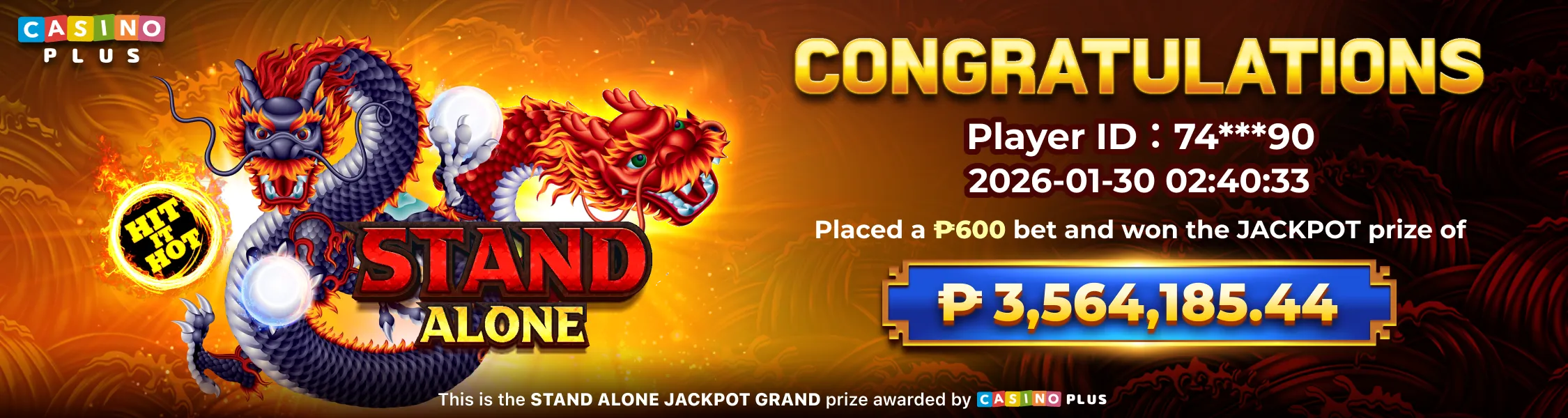 Stand Alone Lucky Jackpot